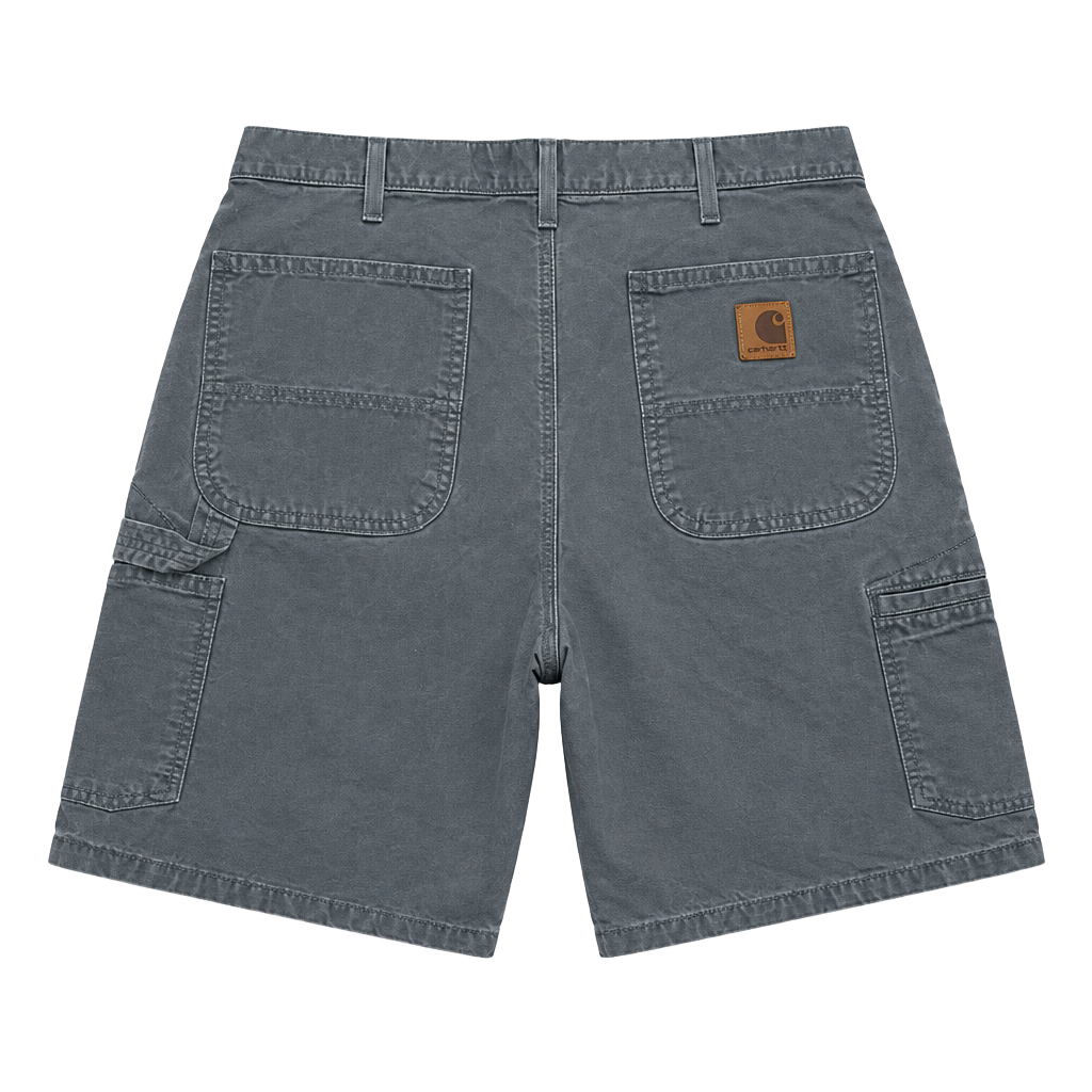 Carhartt B144 Carpenter Utility Shorts Size 34 Gray Canvas Workwear 1