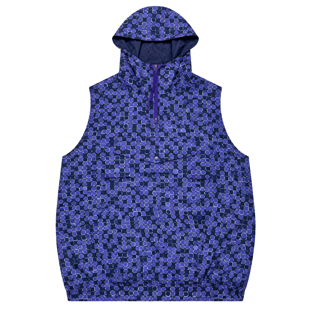 Nike Vintage Anorak Jacket Size M Purple Geometric Pattern Pullover 1