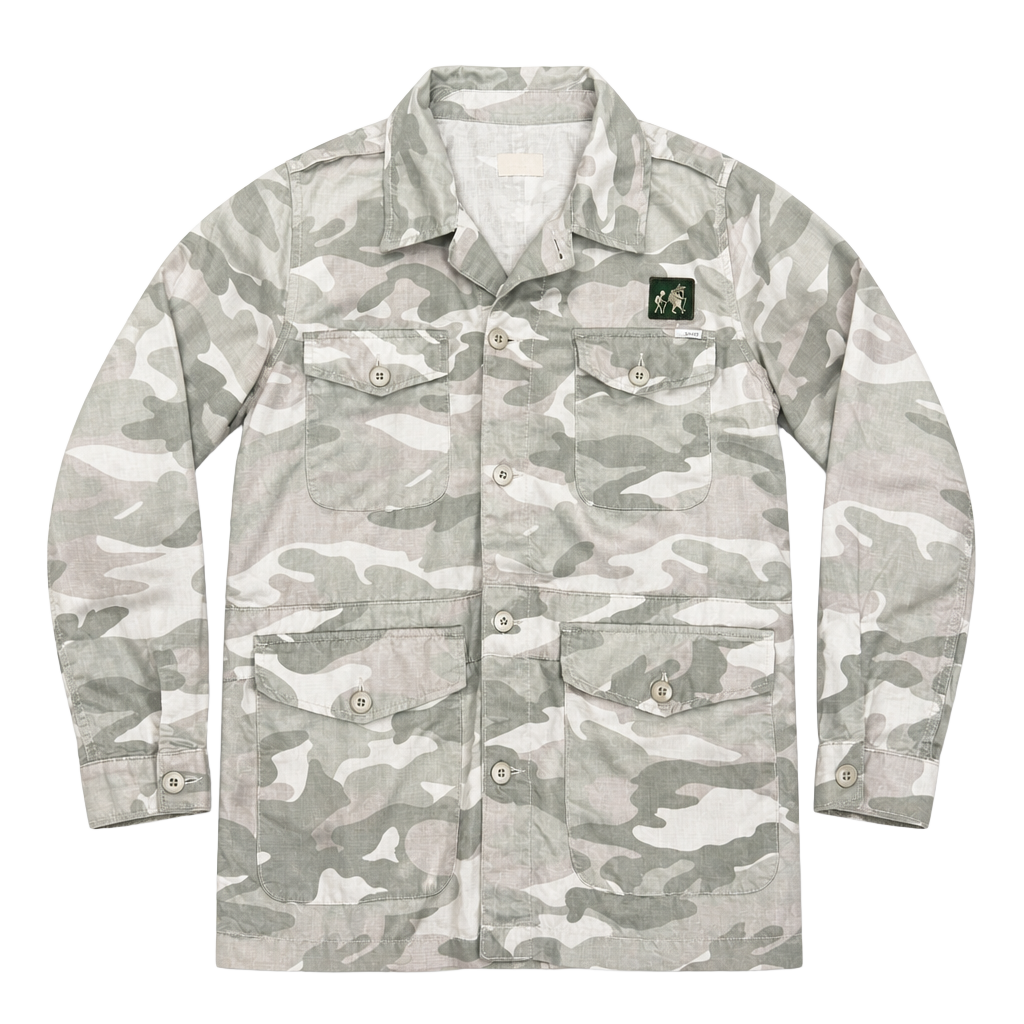 Mother Camo Field Jacket Size L Multi Cotton Utility Cargo 1222 1