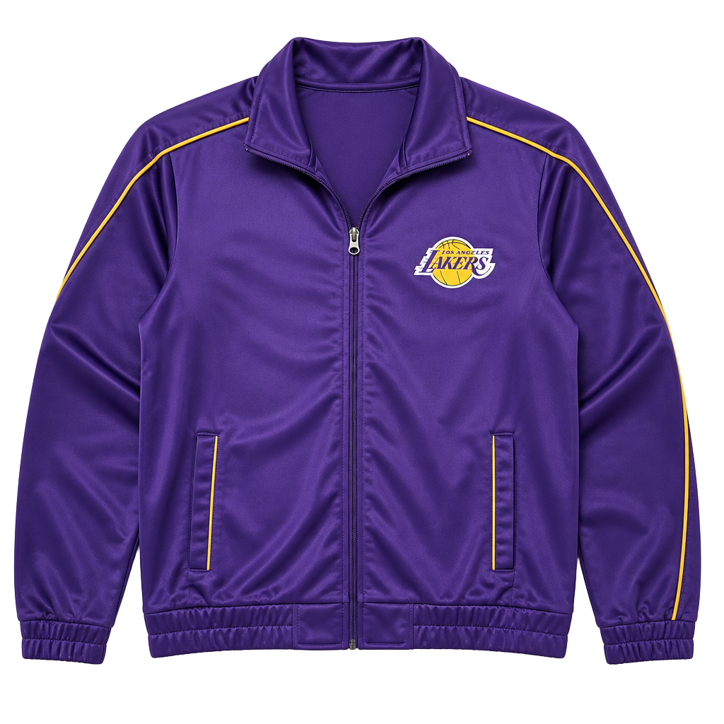 4Her by Carl Banks Los Angeles Lakers Full-Zip Track Jacket 1