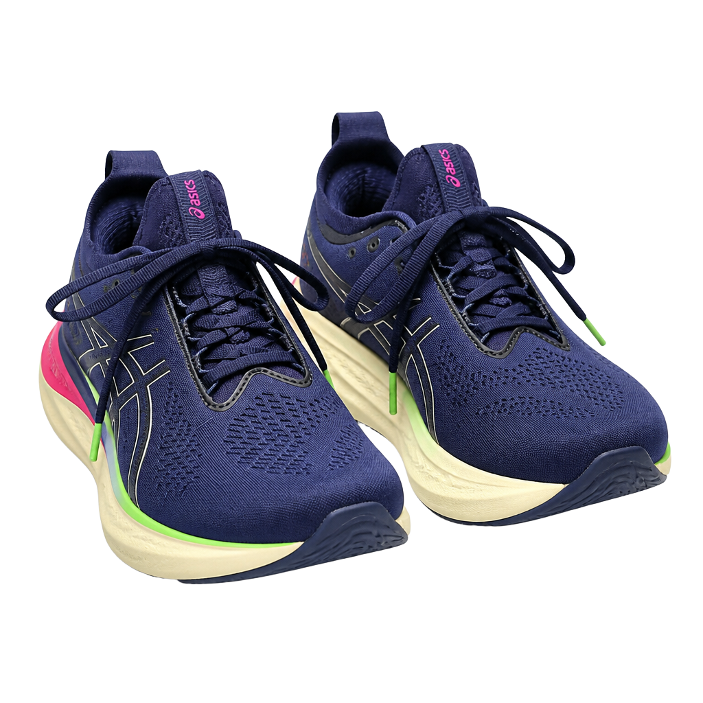 ASICS Gel-Nimbus 25 Women's Running Shoes Indigo Blue Fuchsia 1