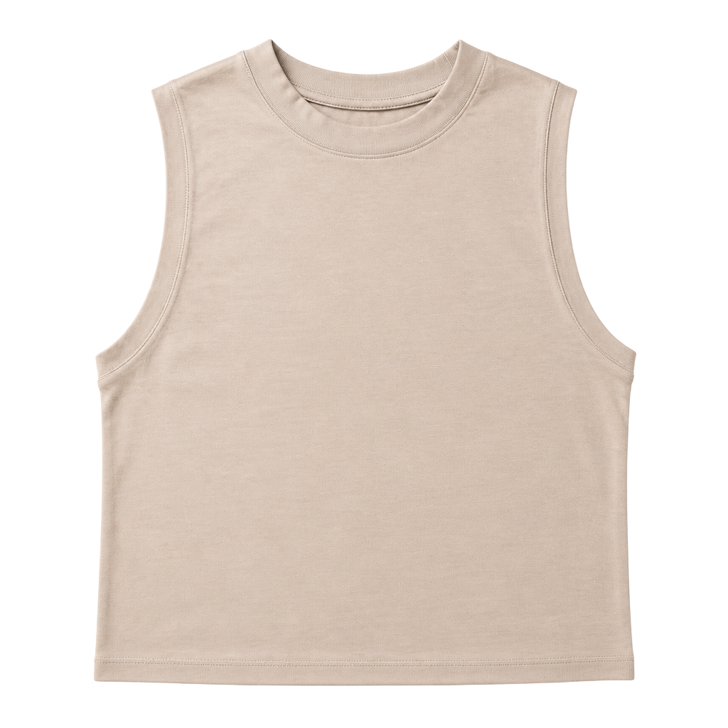 Yogalicious Airlite Melissa Crop Tank Size L Beige 1