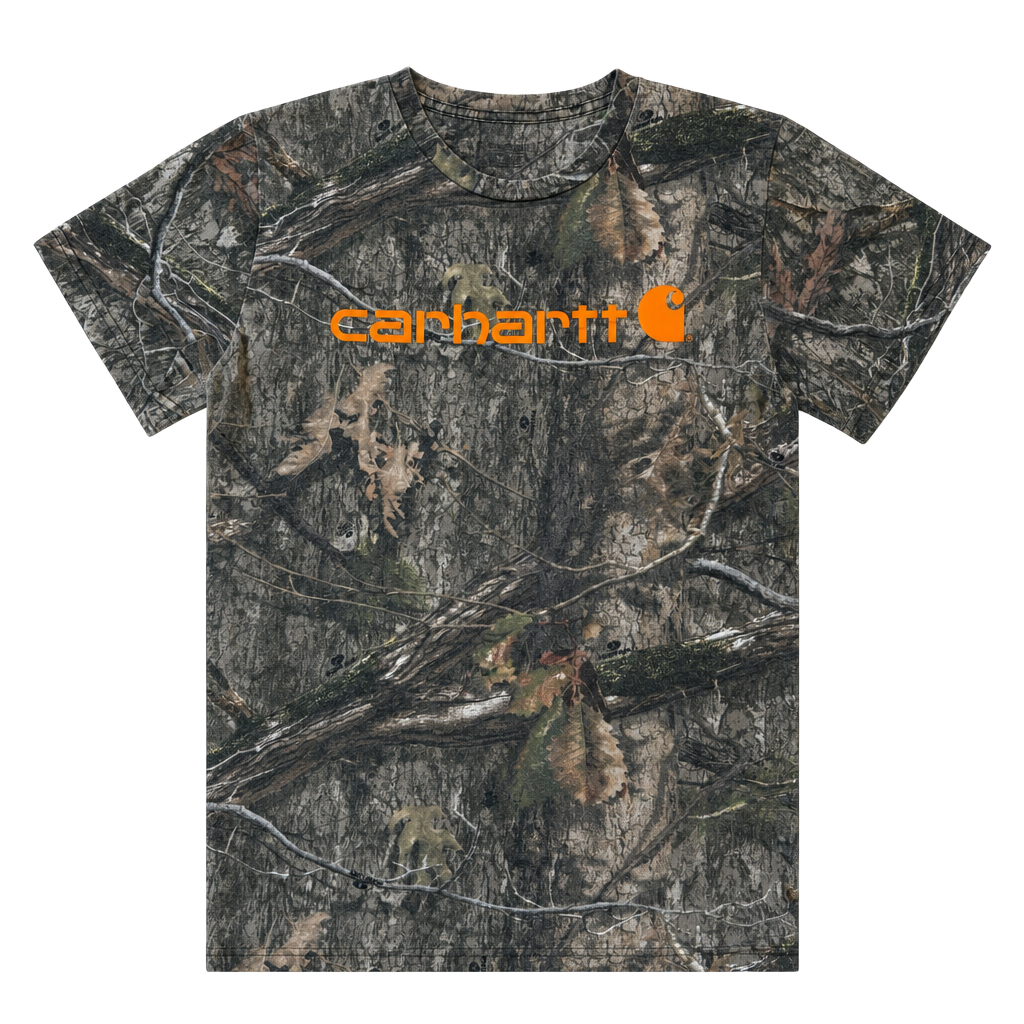 Carhartt Kids Youth Mossy Oak Camo Short Sleeve Logo T-Shirt 1