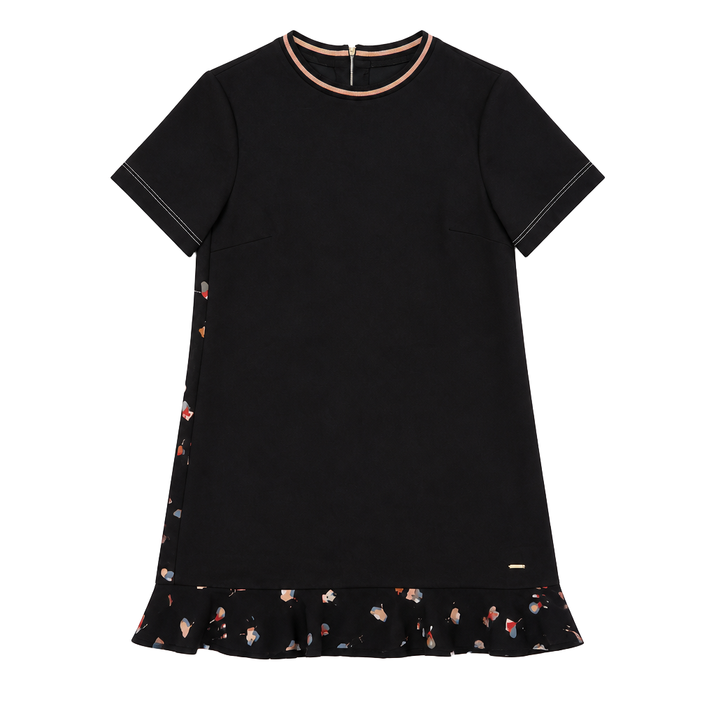 Ted Baker London Colour by Numbers Floral Printed Back Dress Size 2 1