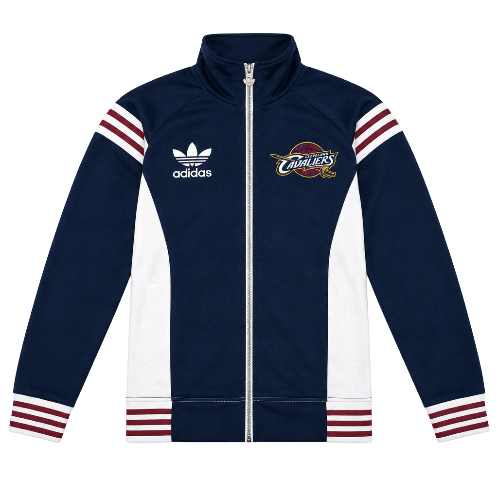 Adidas Cleveland Cavaliers Track Jacket Navy Blue White NBA 1