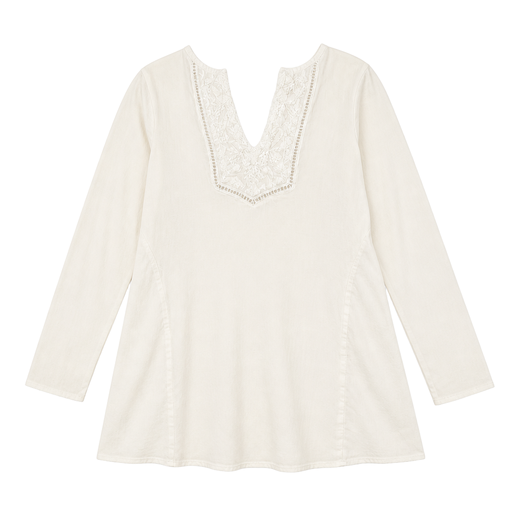 Gorgeous Lilly Pulitzer White Embroidered Peplum Tunic Top Size L 1