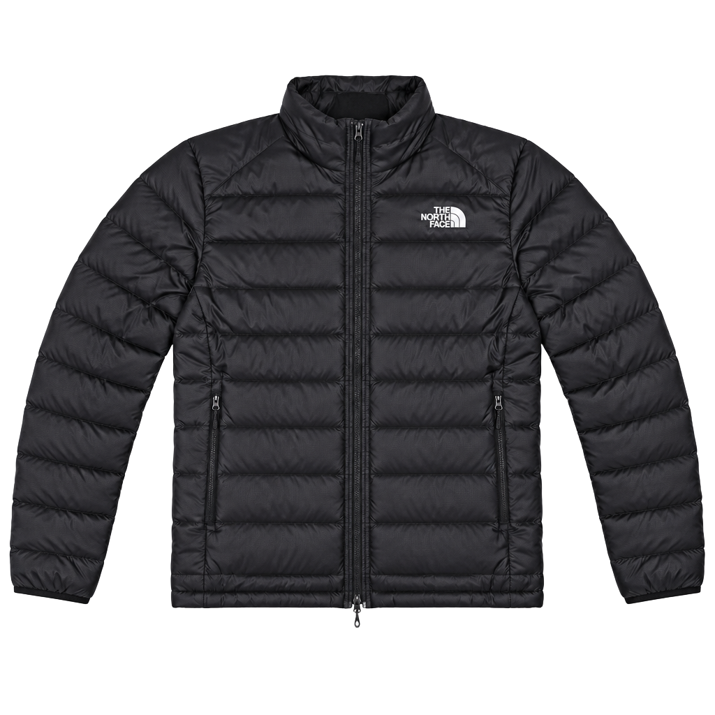 The North Face Puffer Jacket Size M Black Down Full Zip 1