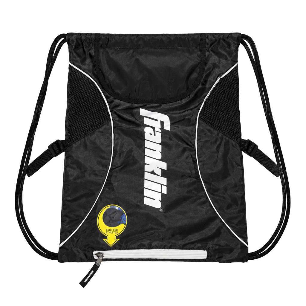 Franklin Deluxe Cinch Sac One Size Black Drawstring Backpack New 1