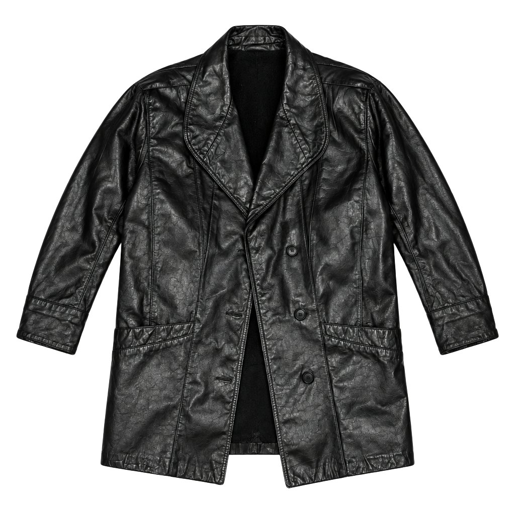 Northside Fashions Vintage Genuine Leather Jacket Black 1