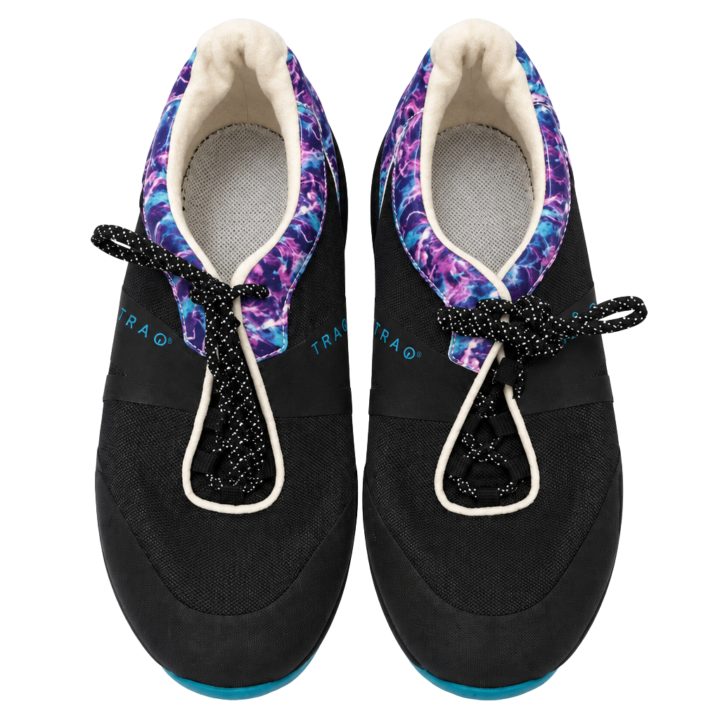 TRAQ by Alegria Intent Size 38 Black Frequencies Walking Shoes 1