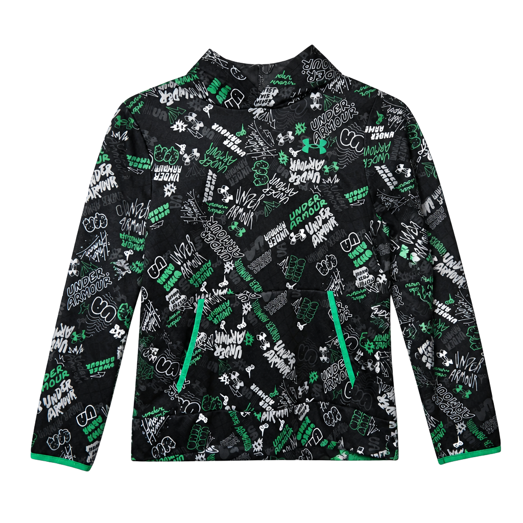 Under Armour Boys Armour Fleece Scribble Graphic Hoodie 1