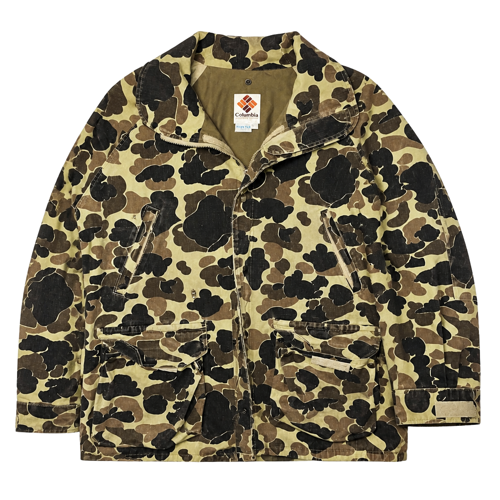 Vintage Columbia Sportswear Gore-Tex Duck Camo Hunting Jacket 1