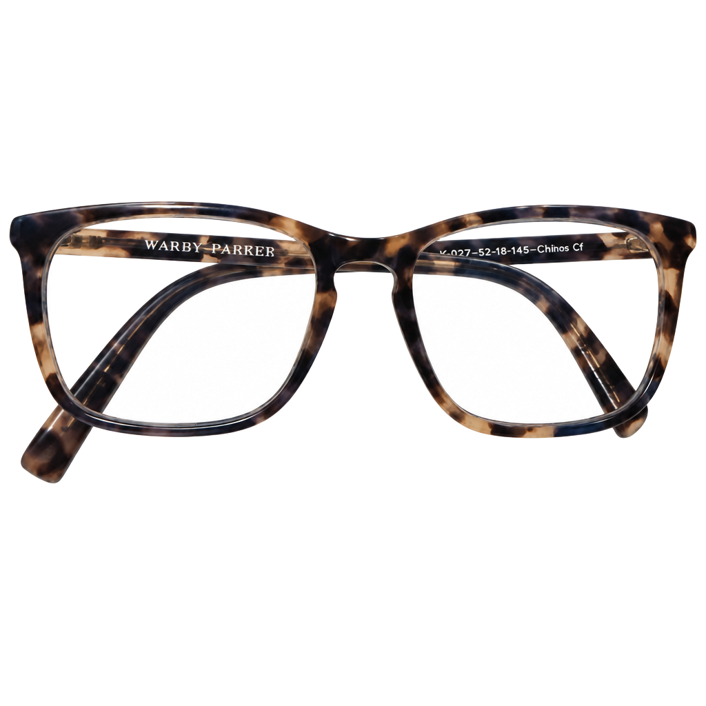 Warby Parker Welty Eyeglasses 52-18-145 Tortoise Shell Frame Good Condition 1