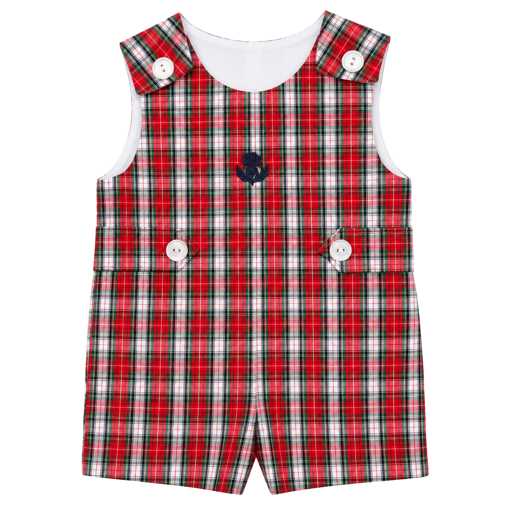 The Beaufort Bonnet Company TBBC Sea Pines Plaid Holiday Christmas Jon Jon 18m 1