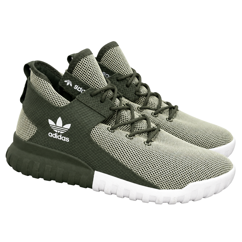 Adidas Tubular X Size 11 Night Cargo Green Sneakers 1
