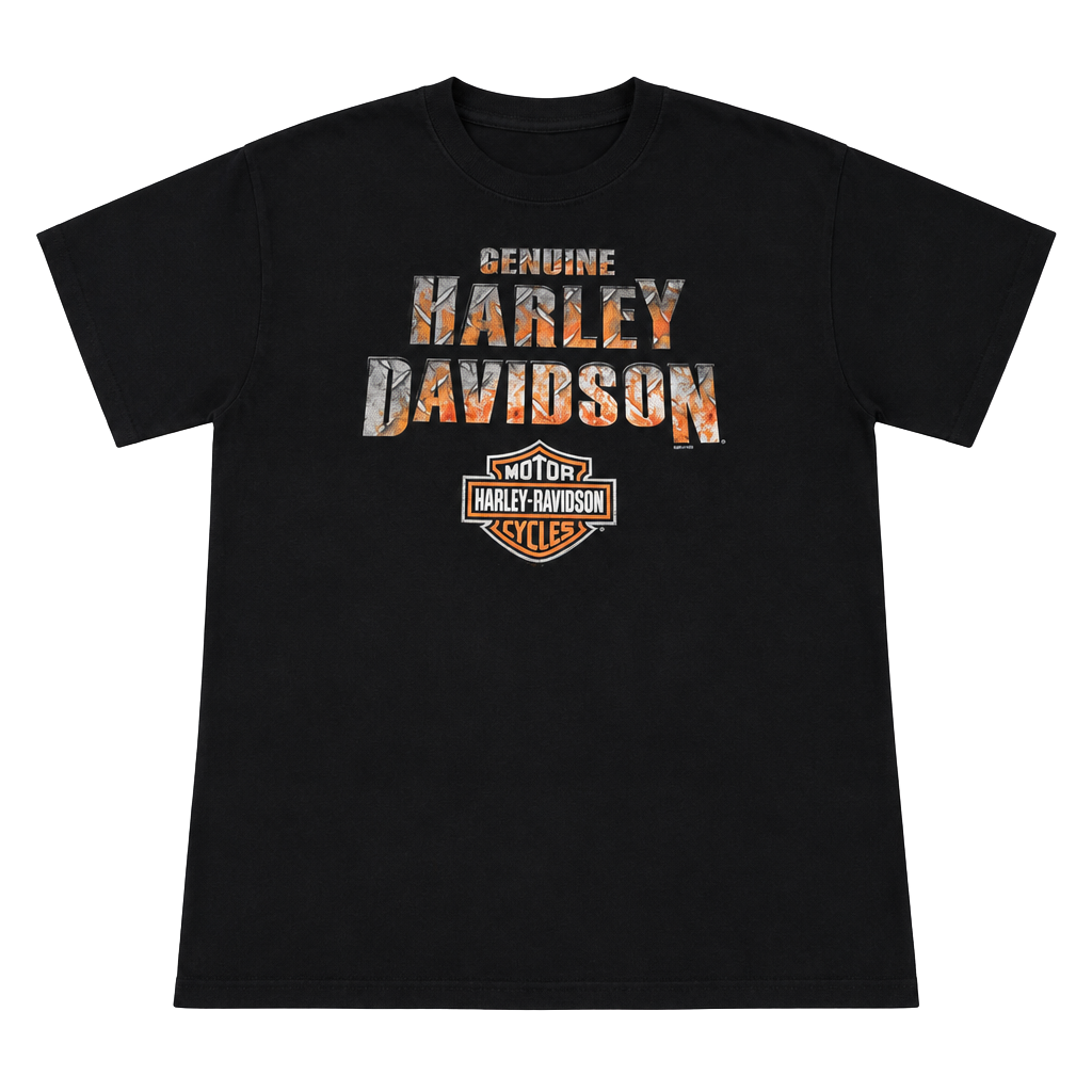 Harley-Davidson T-Shirt Size XL Black Graphic Lakeland Florida Tee 1