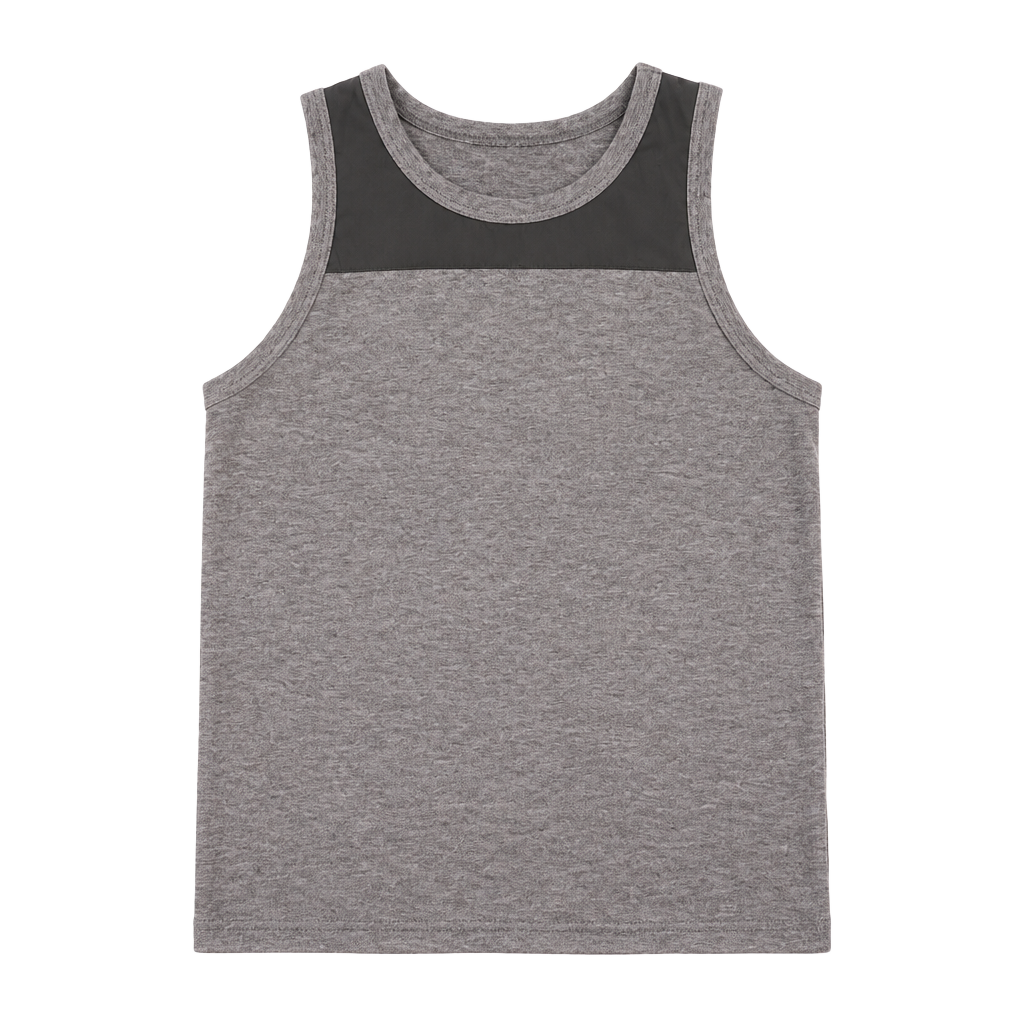 Old Navy Cloud 94 Soft Tank Top Size M (8) Gray Black Go-Dry 1