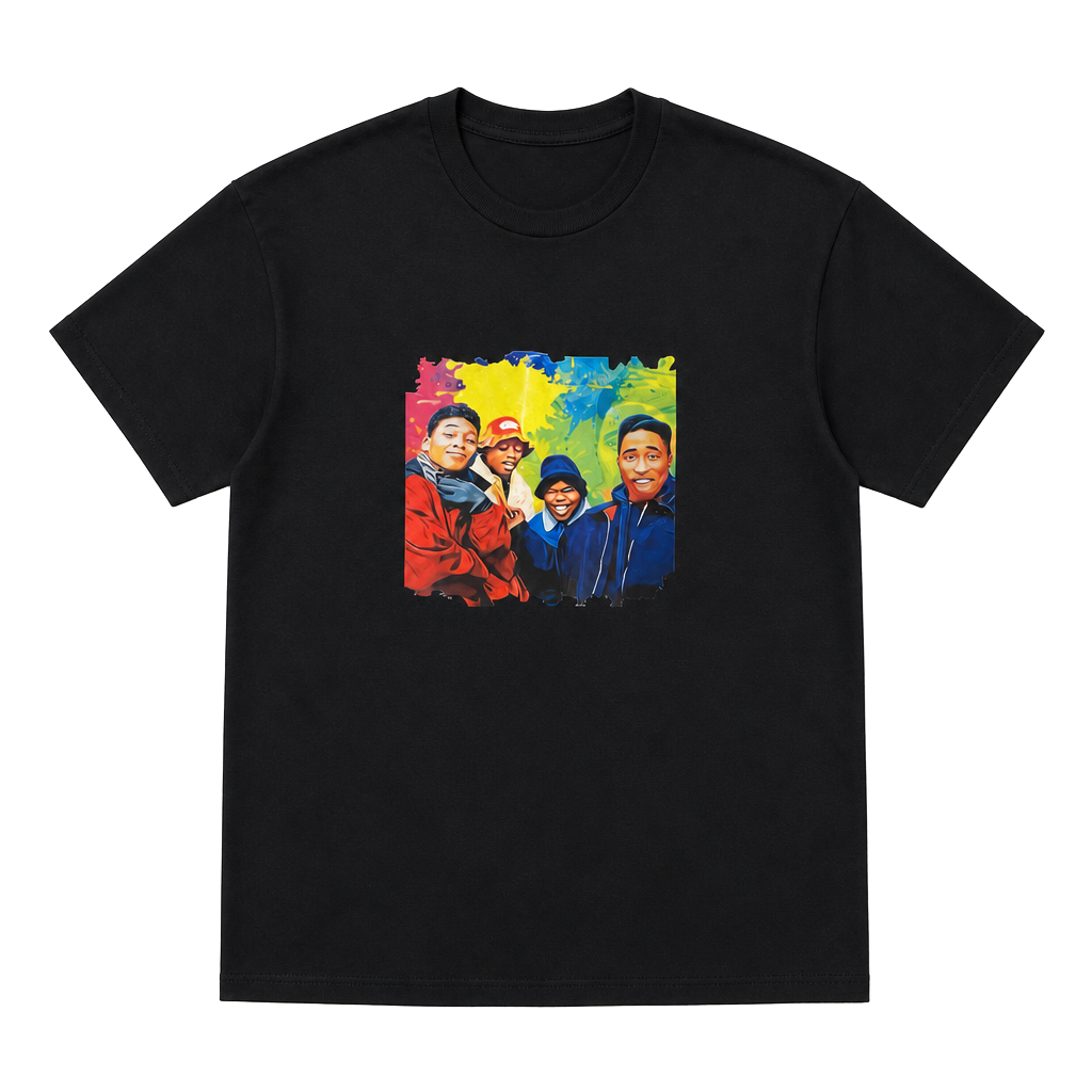 Gildan Juice Movie Graphic T-Shirt Black Size Medium 1