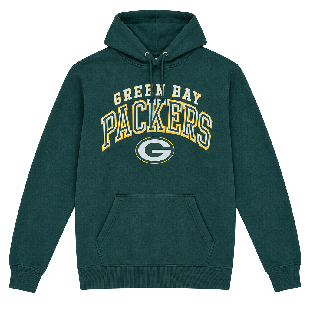 New With Tags Green Bay Packers Football NFL '47 Brand Pullover Men's Hoodie L 1