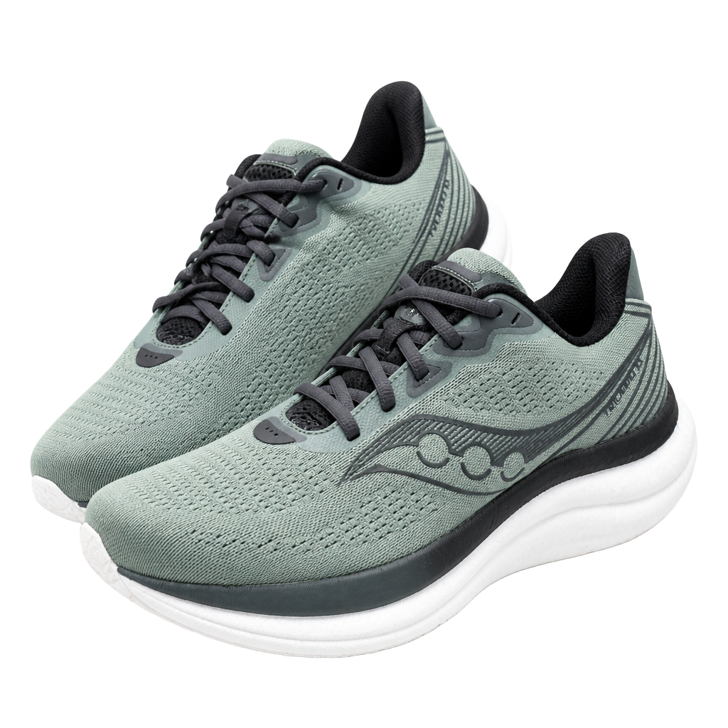 Saucony Triumph 23 Men's Running Shoes Iceberg Carbon Size 8.5 Wide 1