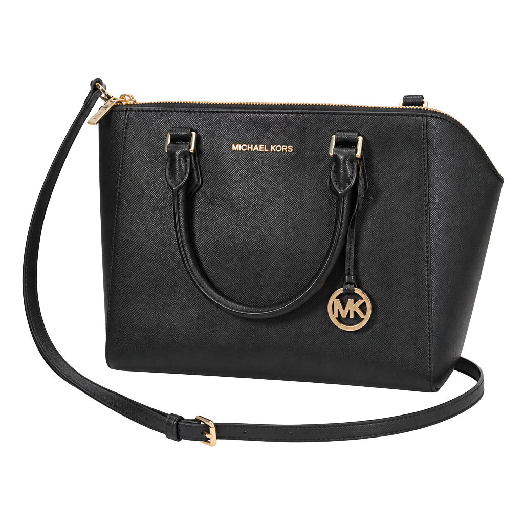 Michael Kors Saffiano Leather Dome Satchel Bag 1