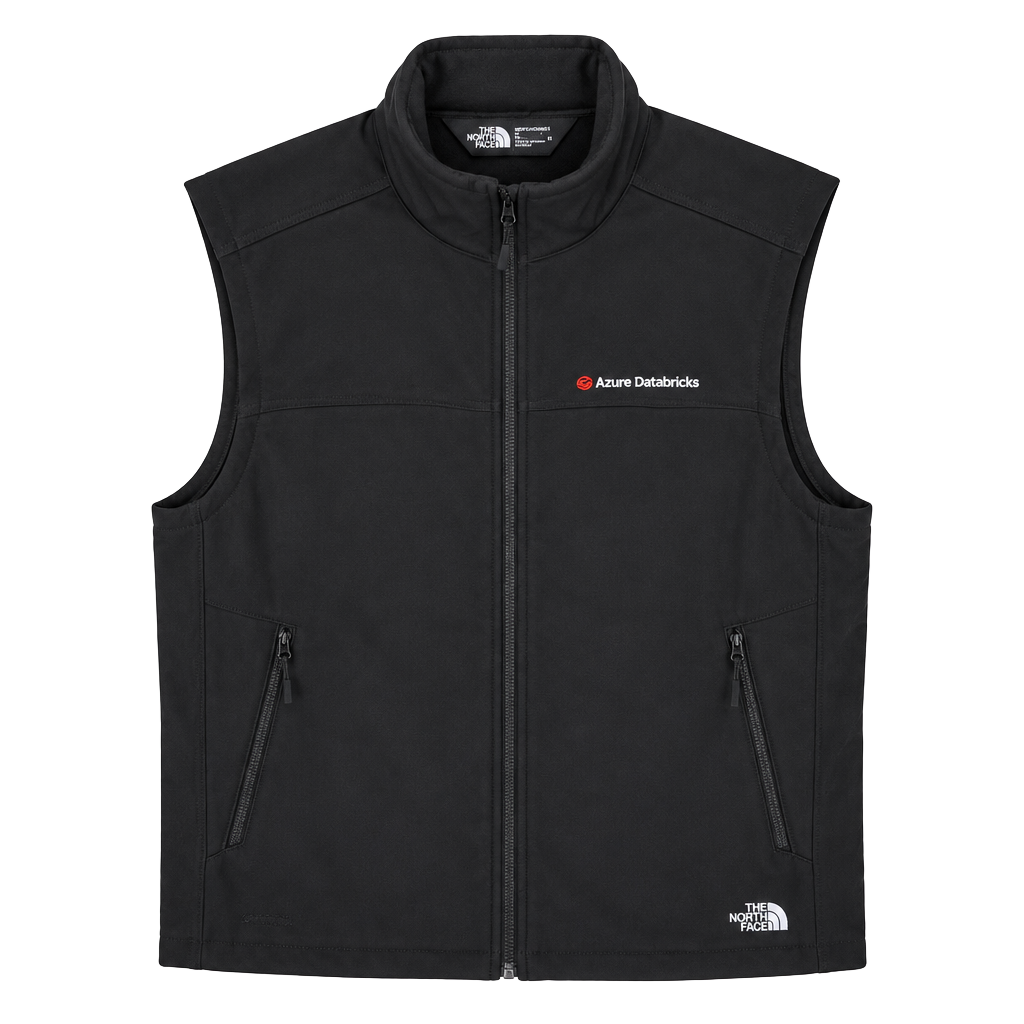 The North Face Soft Shell Vest Size XL Black Azure Databricks NWT 1