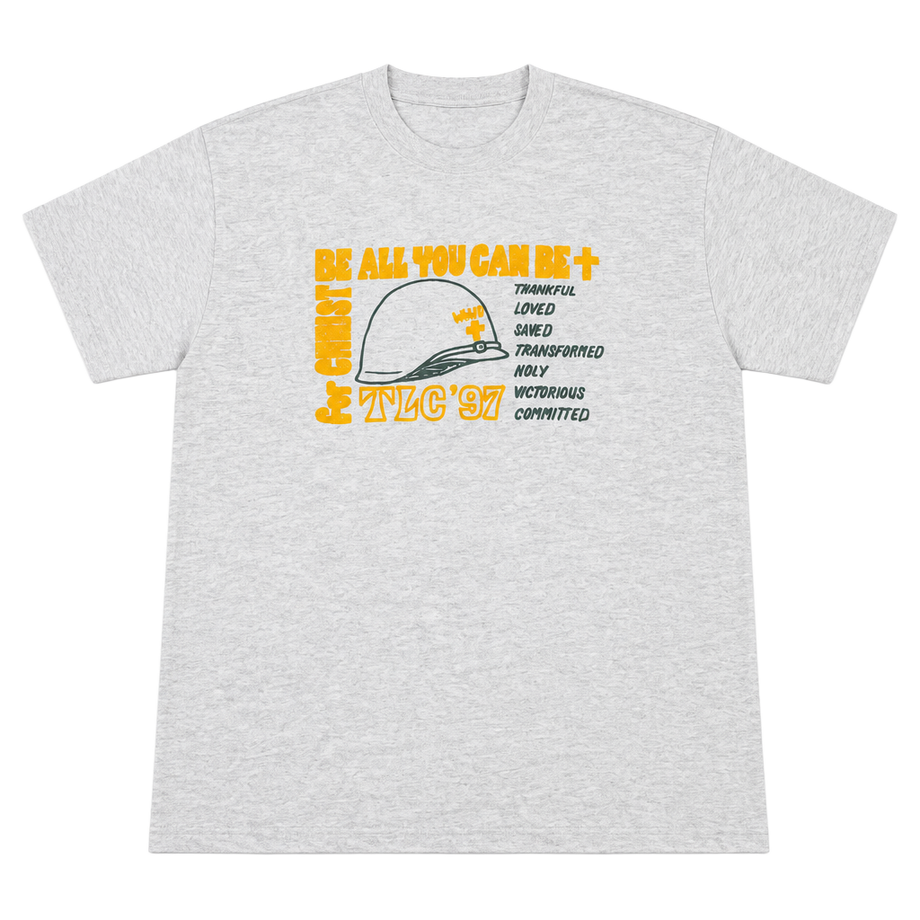 Hanes 1997 TLC Be All You Can Be Graphic T-Shirt Ash Grey 1