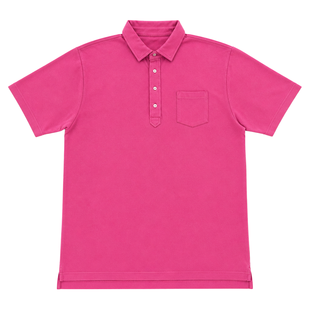 Peter Millar Polo Shirt Size 2XL Pink Pocket Short Sleeve 1