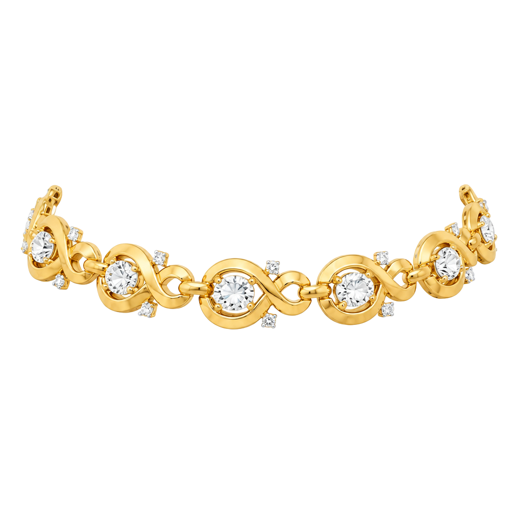 1952 Crown Trifari Alfred Philippe LORELEI Crystal Gold Tone Choker Necklace 1