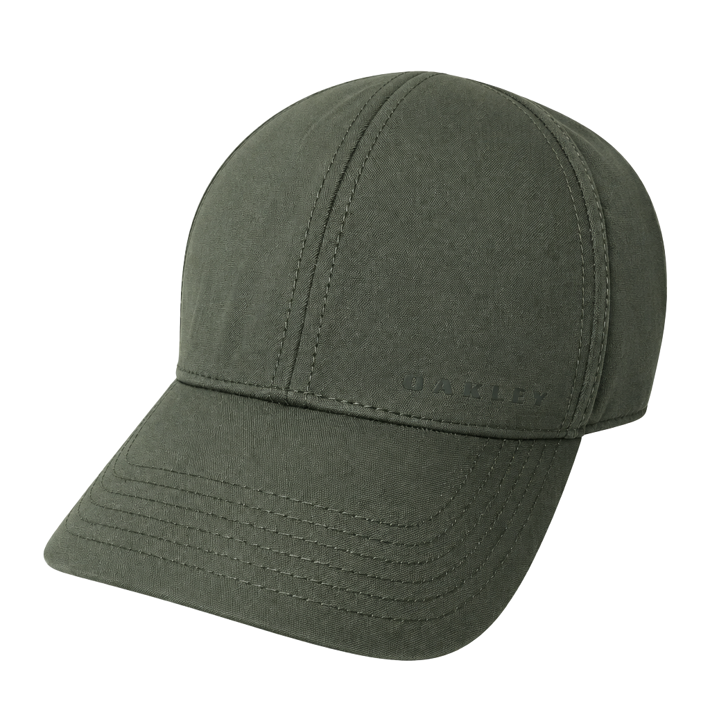 Oakley Twill Adjustable Baseball Hat in Moss Green 1