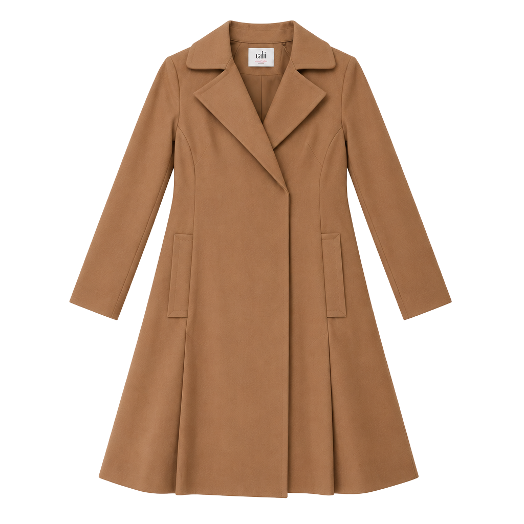Cabi Trench Coat Size XS Camel Long Jacket 1