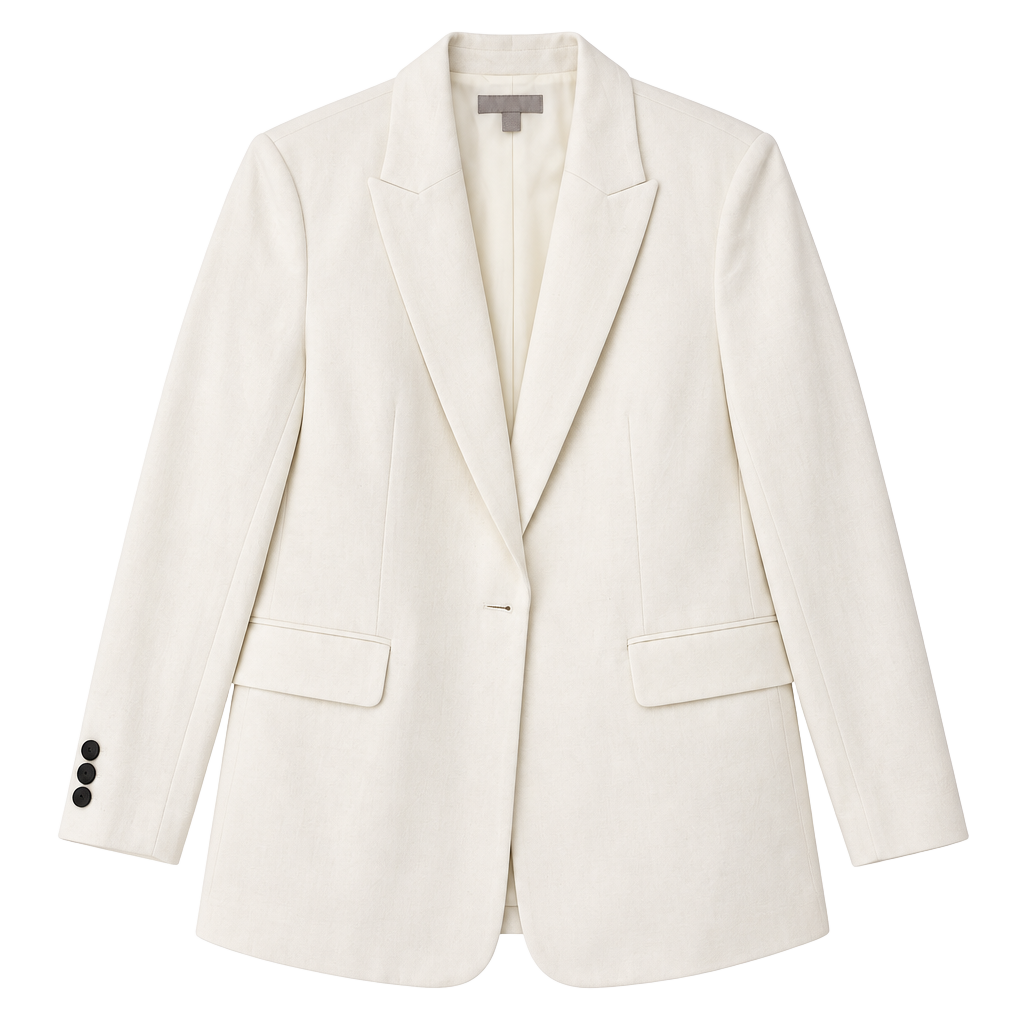 H&M White Blazer Jacket 1