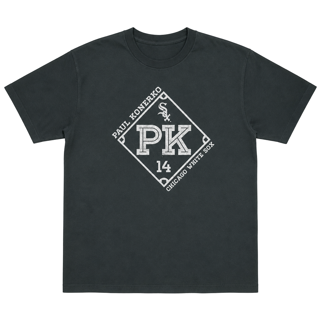 Vintage Paul Konerko Chicago White Sox PK 14 Graphic T-Shirt XL 1