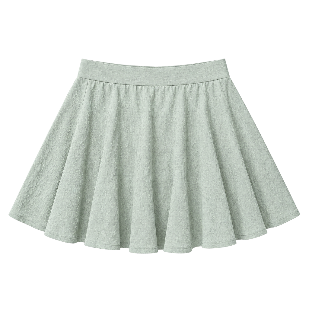 Mustard Seed Skort Size M Sage Green Pleated Mini Skirt Shorts 1