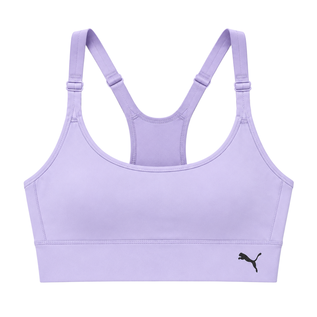 Puma Seamless Adjustable Sports Bra XL Purple Wirefree Active Wear 1