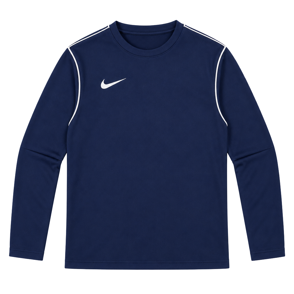 Nike Park 20 Crew Top Size S Navy Dri-Fit Soccer Training Sweatshirt 1