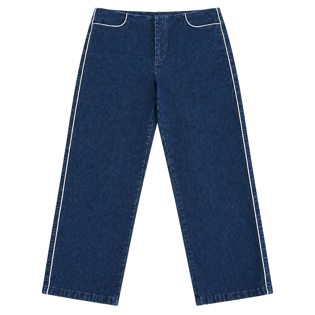 Dana Buchman Dark Wash Denim Jeans Size 10 Contrast Stitch 1