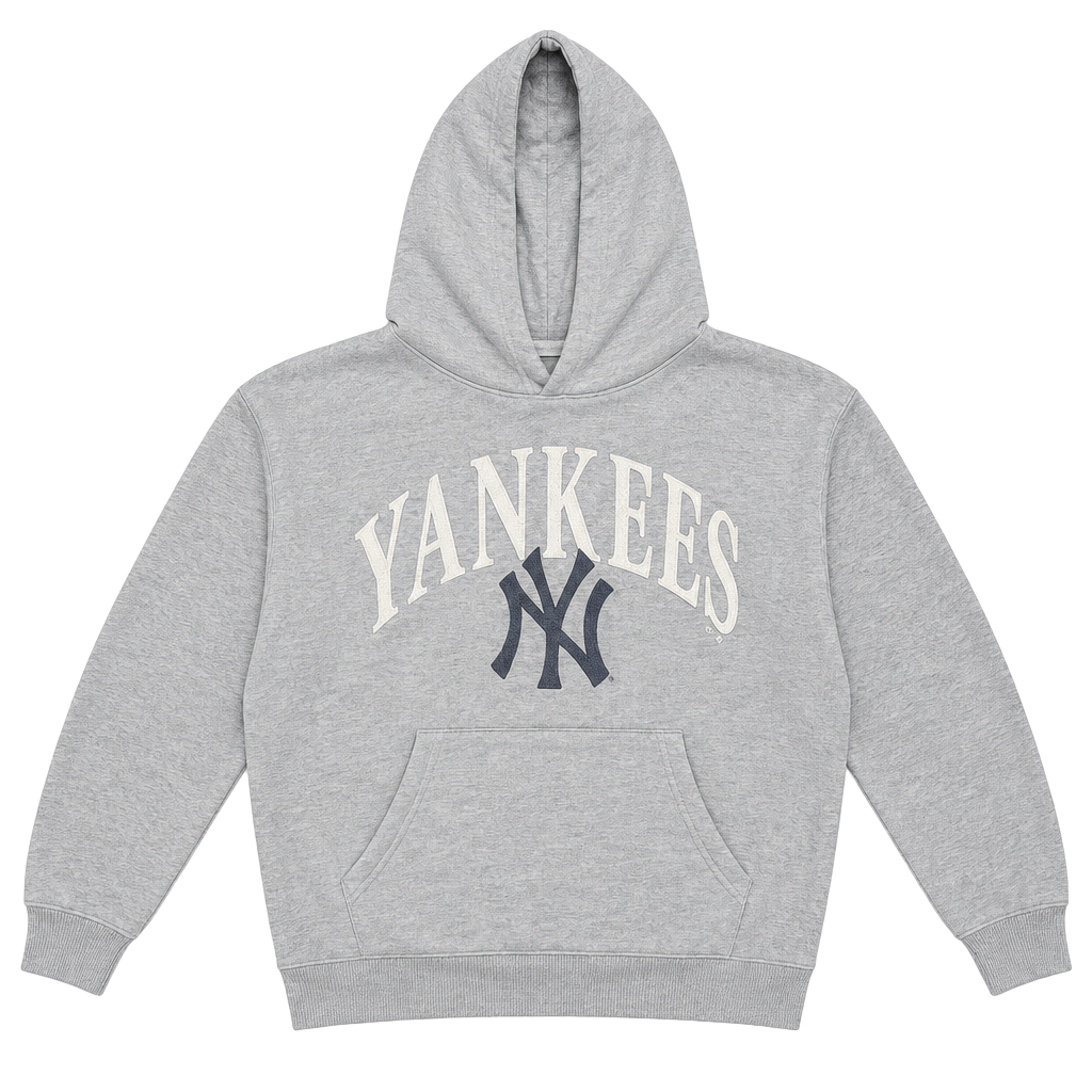 '47 Brand New York Yankees Hoodie Size Medium Grey 1