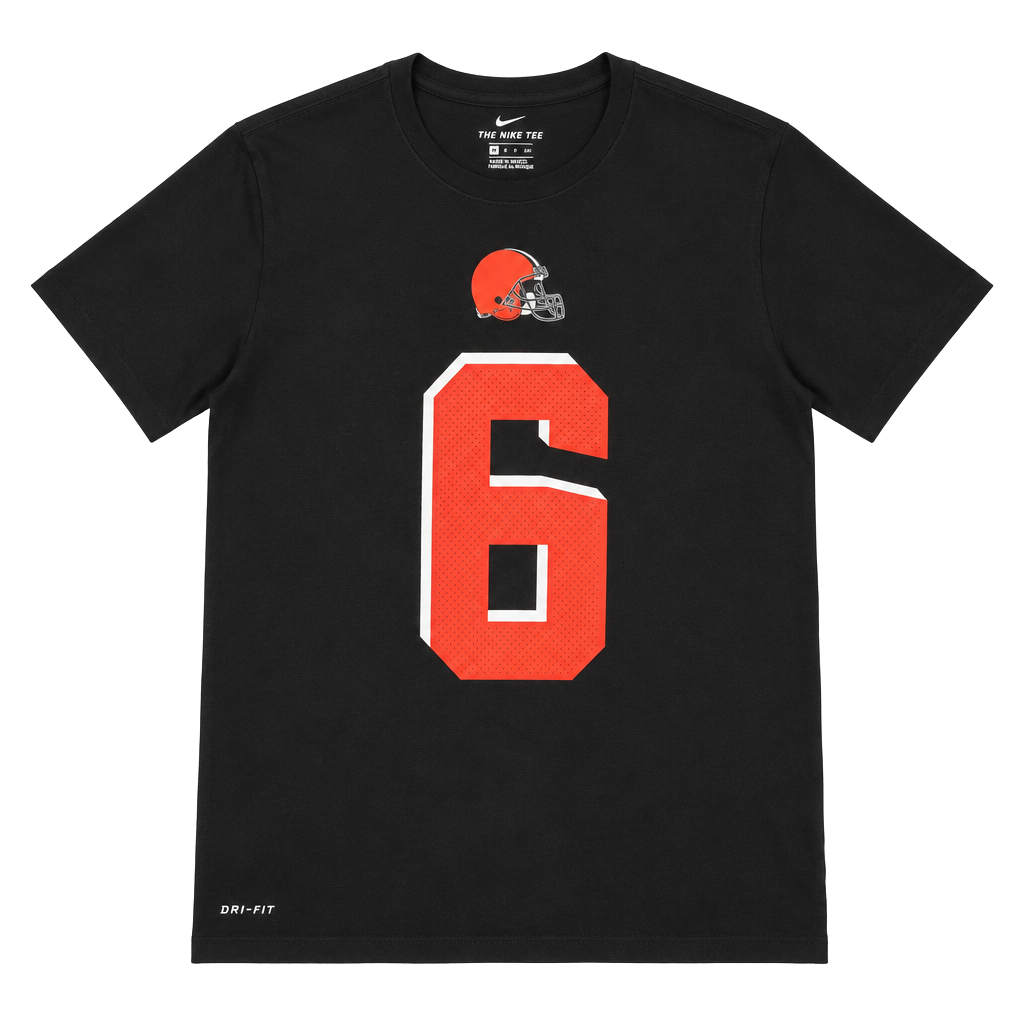 Nike Cleveland Browns Baker Mayfield 6 T-Shirt Size 10/12 Brown Youth 1