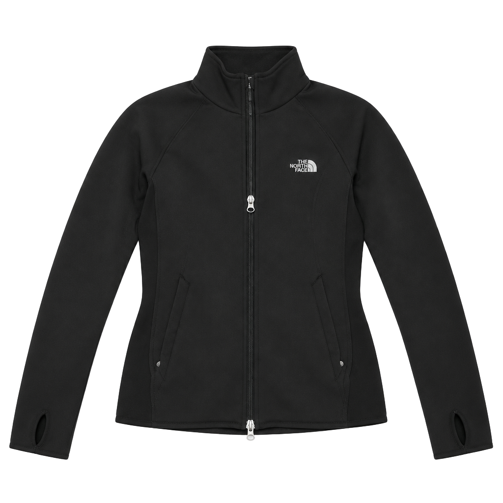 The North Face Full Zip Fleece Jacket Size S Black 1