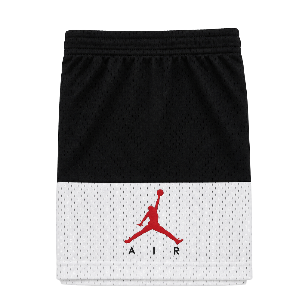 Jordan Basketball Shorts Size 8-10 Years Black White Mesh Jumpman 1