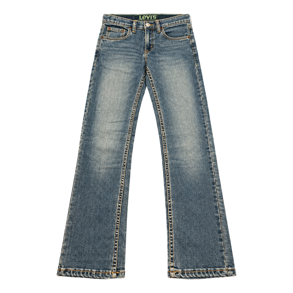 Levi's 511 Boys Slim Stretch Blue Denim Jeans 10 Waist 25 Medium Wash 1