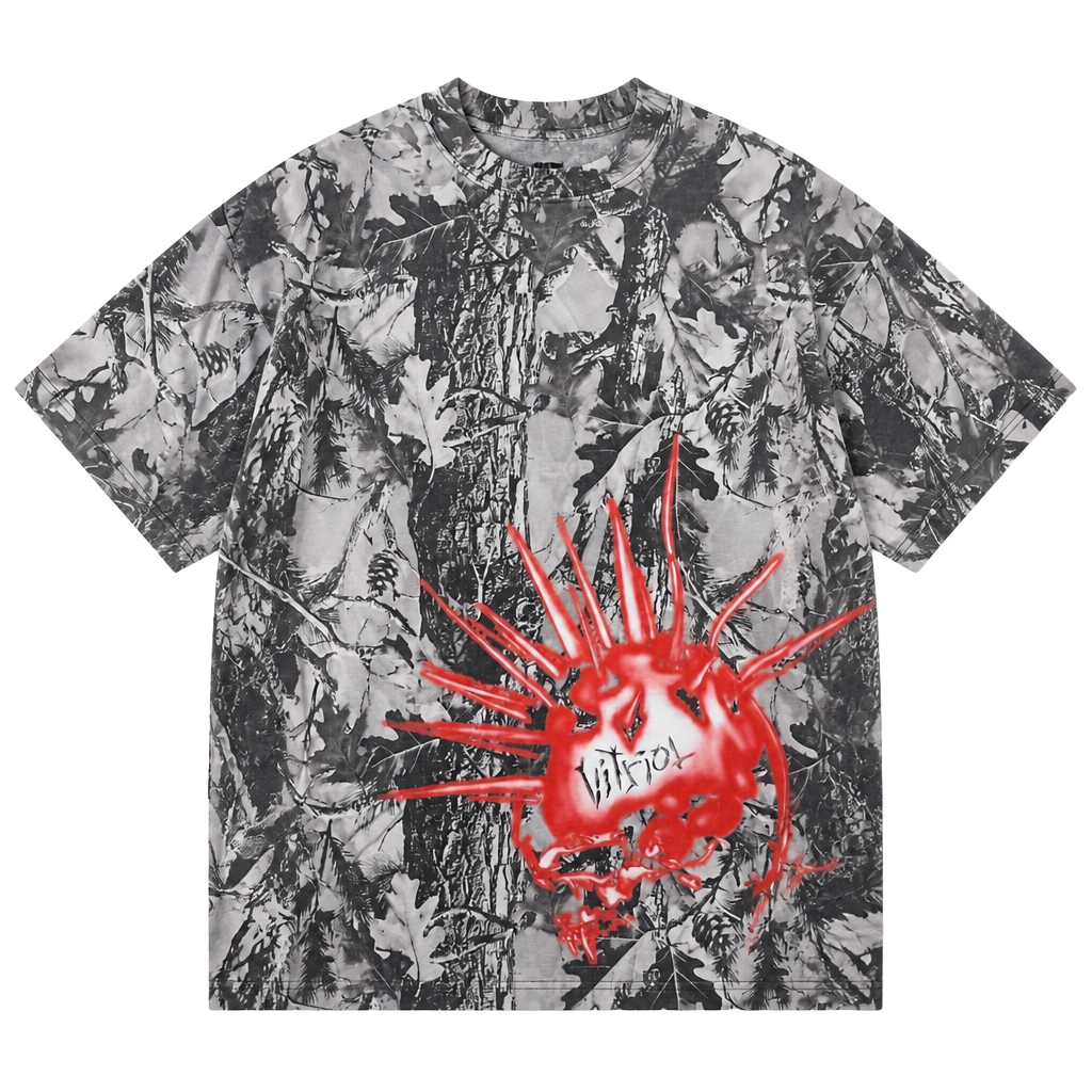 Vitriol DUV Grey Camo T-Shirt 1