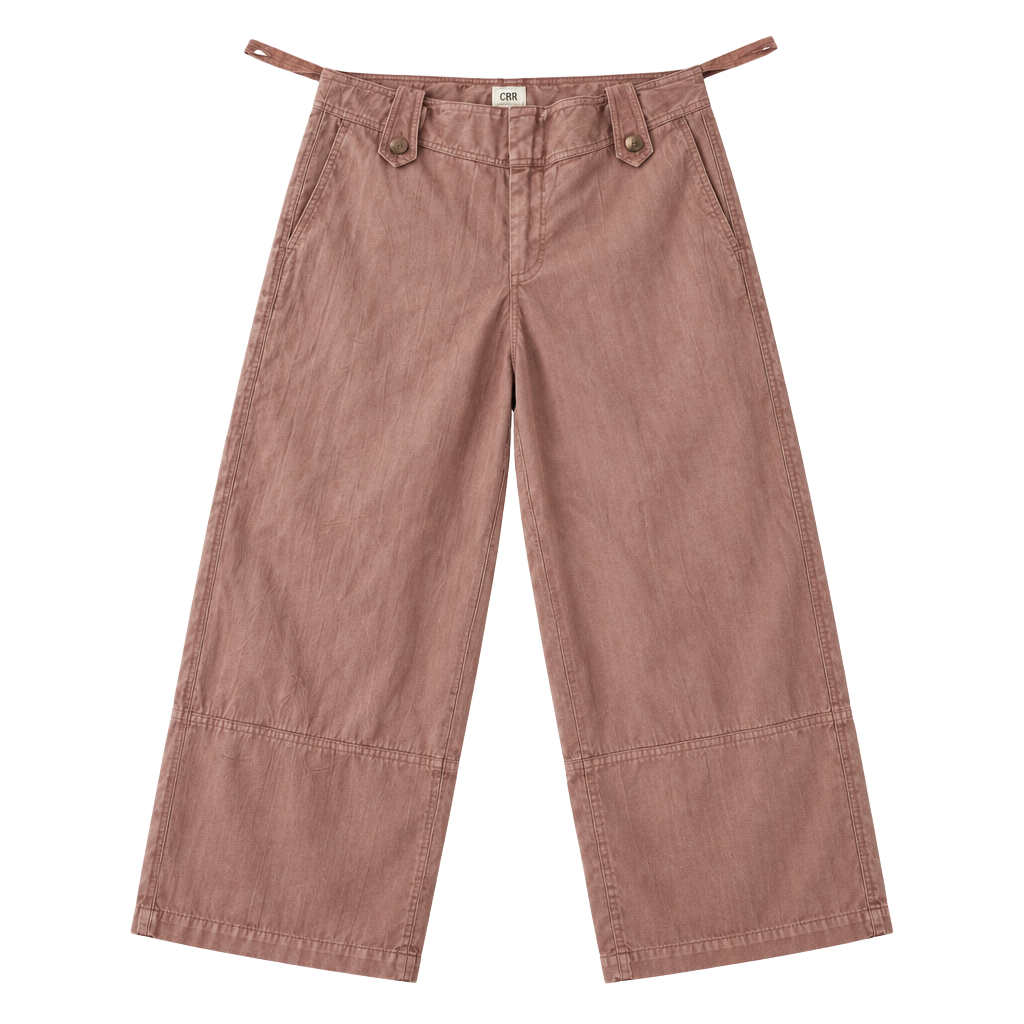 Cache Leather Pants Size 12 Brown Lambskin 1