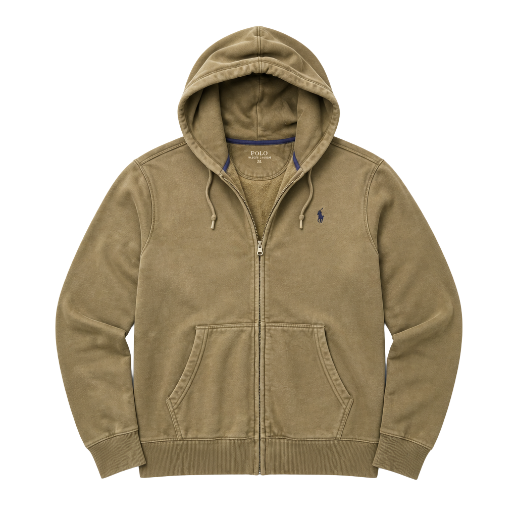 U.S. Polo Assn. Zip Up Hoodie Size XL Green 1