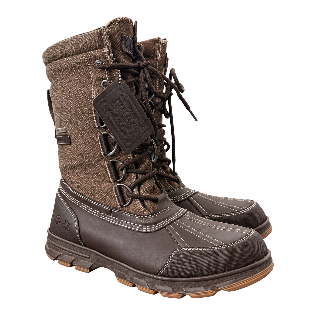 Marc Ecko Mens Snow Boots Brown 1