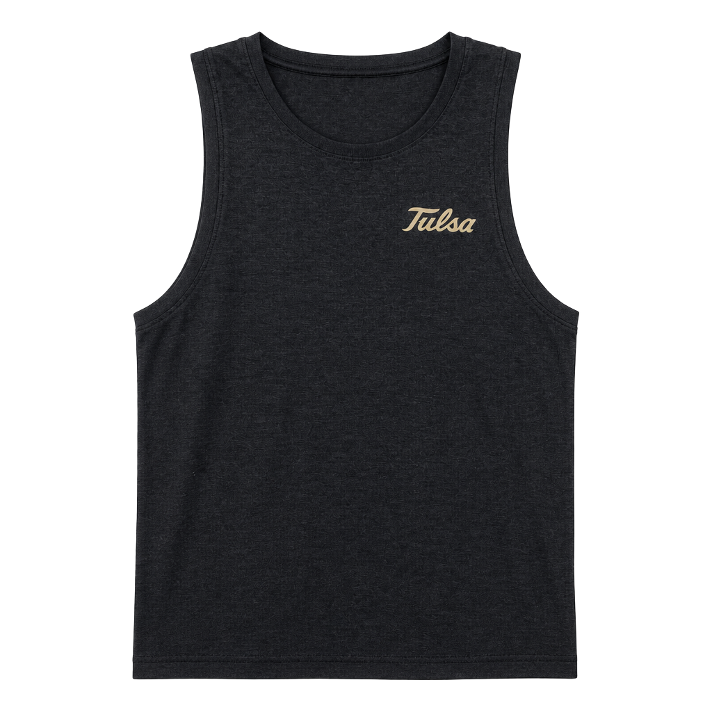 Beyond Yoga Tulsa Muscle Tank Top Heather Black Women's Small 1