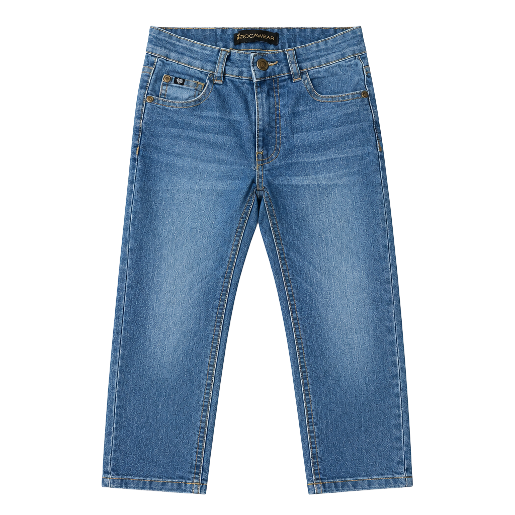 Rocawear Boys Skinny Fit Blue Denim Jeans Size 6 1