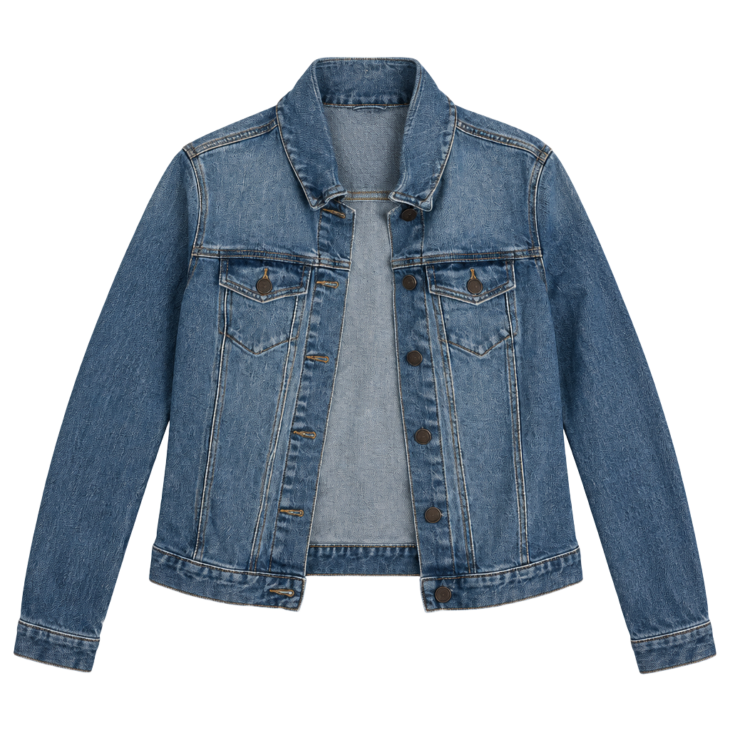 LOFT Outlet Denim Jean Jacket Boyfriend Fit Medium Wash M 1