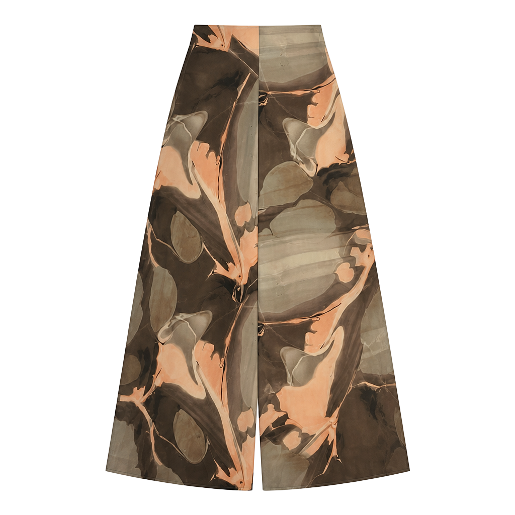 Banana Republic Abstract Print Maxi Skirt Size M 1